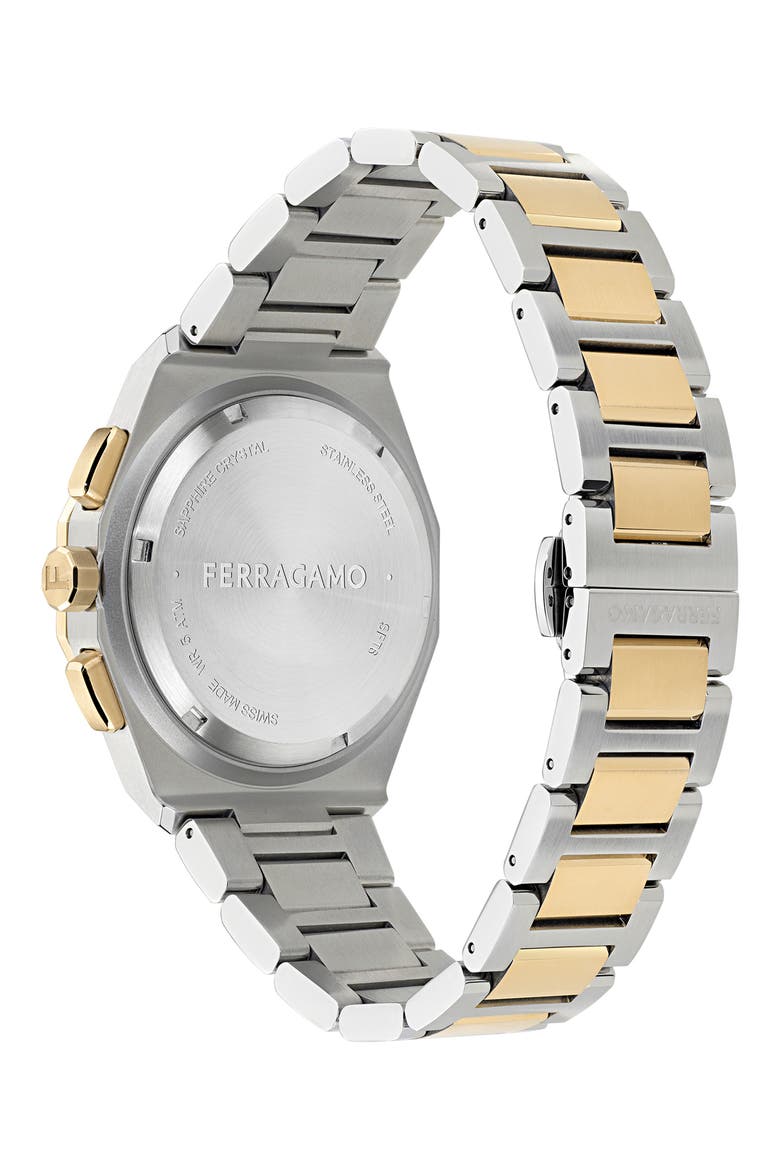 Edge Chronograph Two-Tone Bracelet Watch, 42mm, Alternate, color, IP TWO TONE