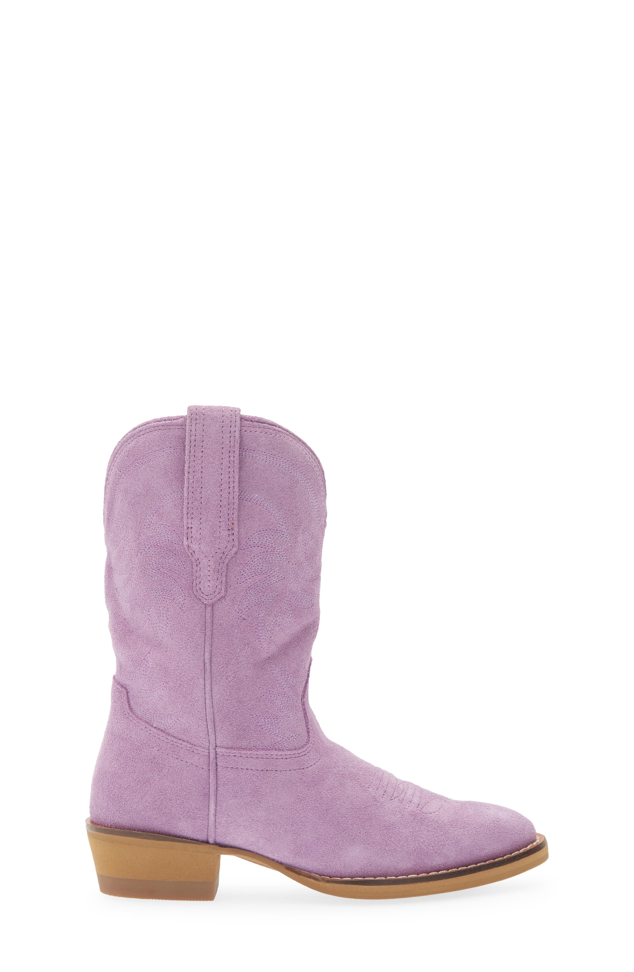 Kids' The Annie Western Boot, Alternate, color, LAVENDER