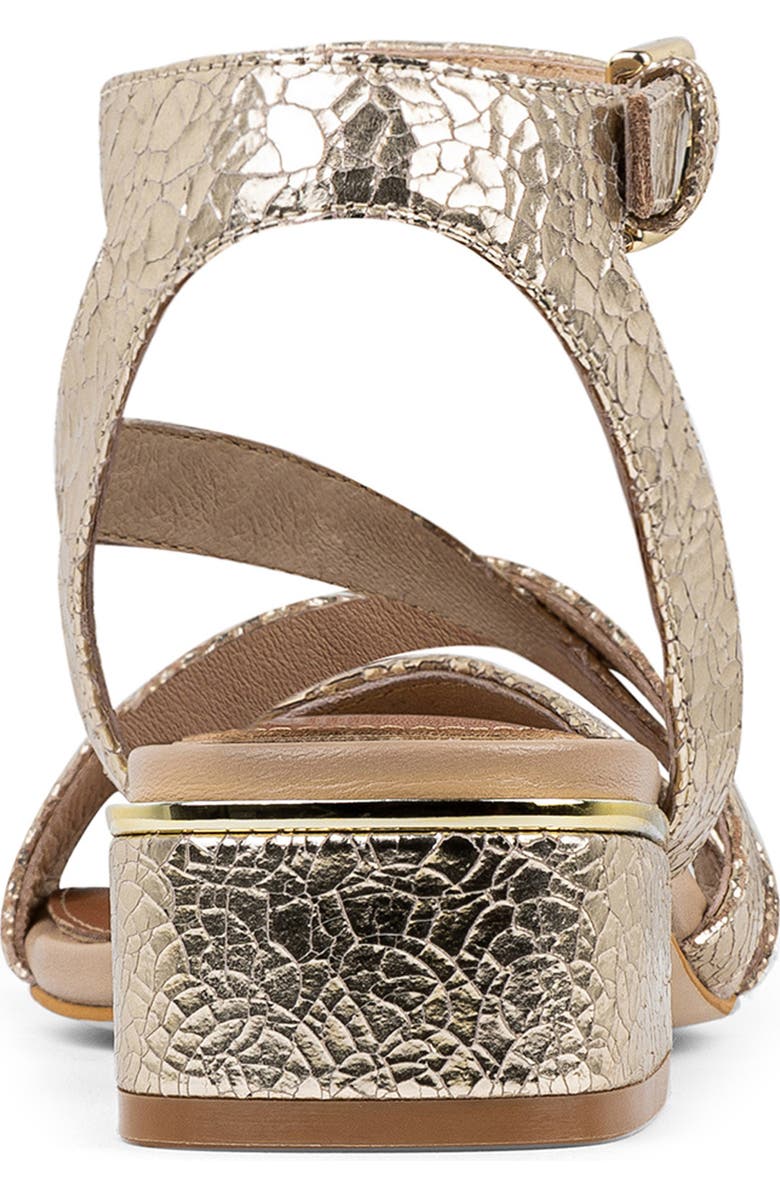 Donald Pliner Frannie Ankle Strap Sandal, Alternate, color, Platino