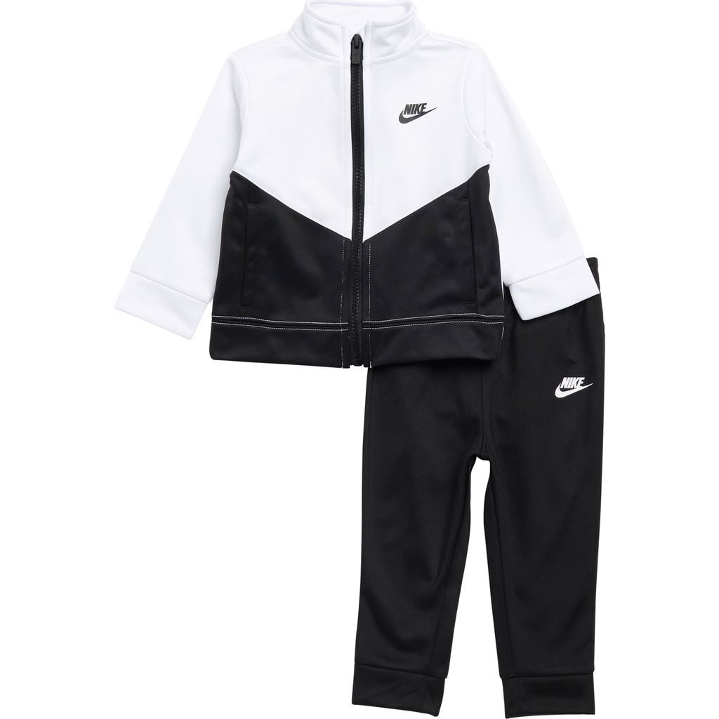 Nike Core Tricot Track Jacket & Pants Set In Black