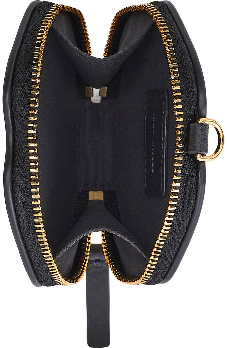 Marc Jacobs The Marc Lips Pouch Bag Charm, Alternate, color, Black