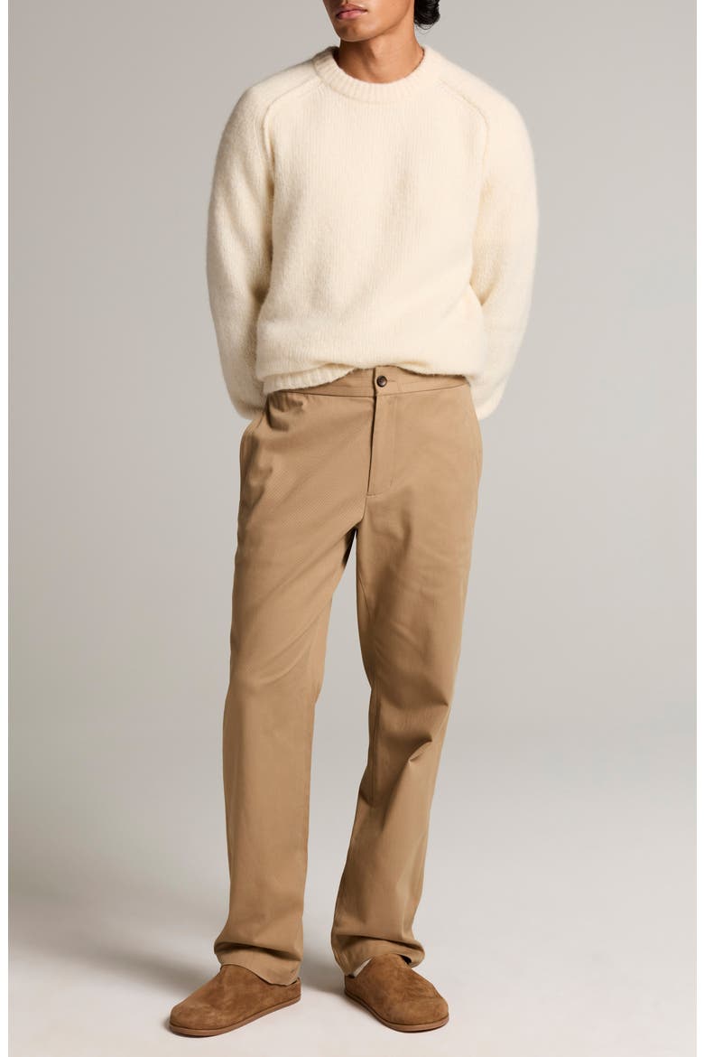 Louie Soft Cotton Trousers, Alternate, color, SLATE KHAKI