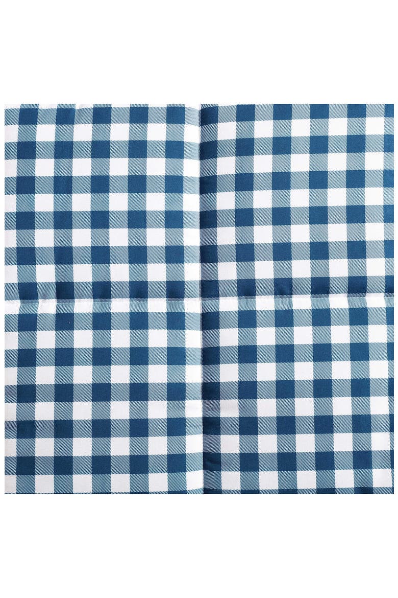 Preston Check Microfiber Comforter Set, Alternate, color, WHITE/ COSMO BLUE