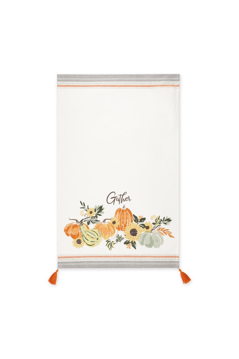 Gather Fall Squash Assorted Printed Dishtowel Set/2, Alternate, color, Gather