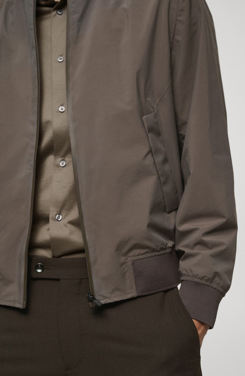MANGO Waterproof Bomber Jacket, Alternate, color, 