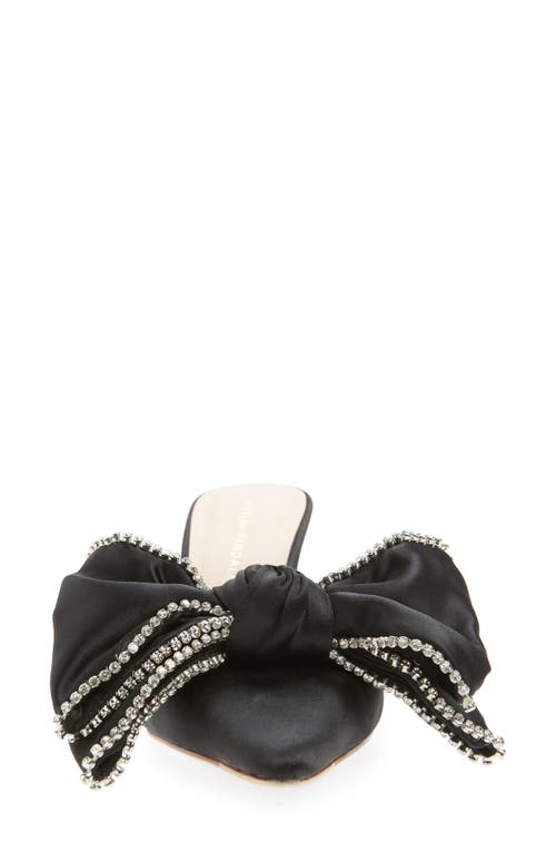 Loeffler Randall Margot Mule In Black/crystal