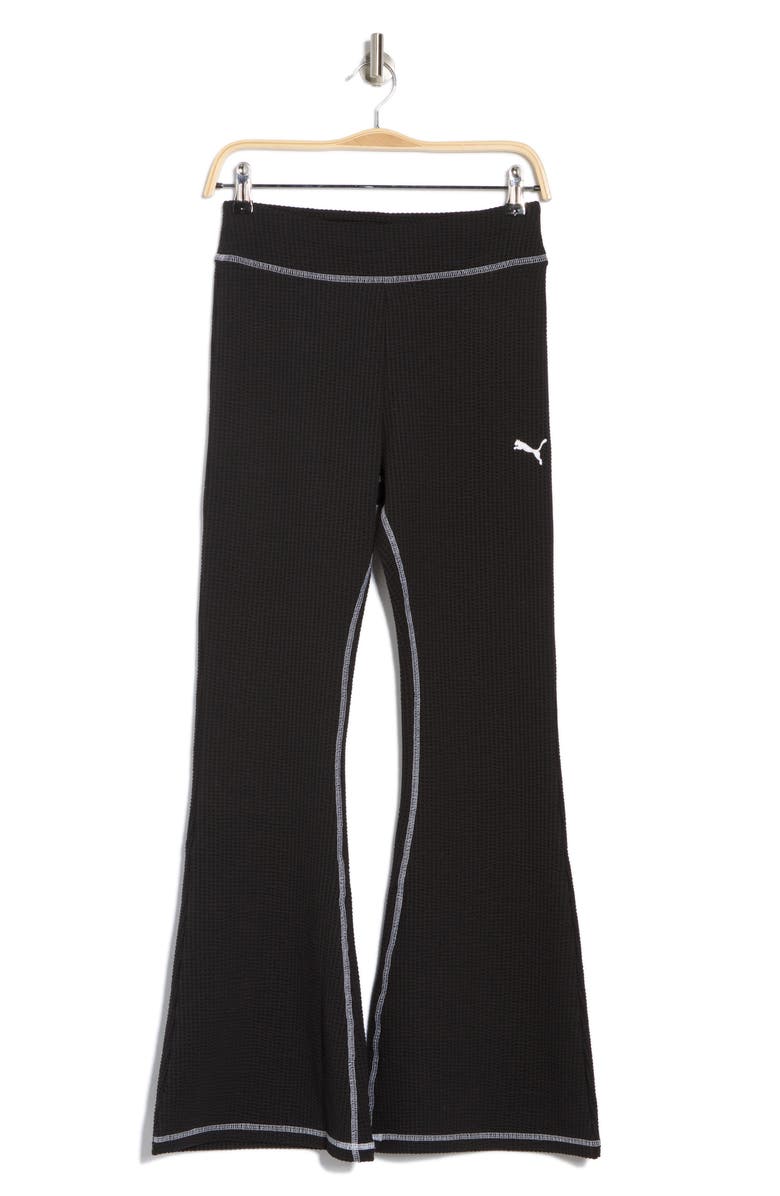 PUMA Dare To Textured Flare Leggings, Alternate, color,