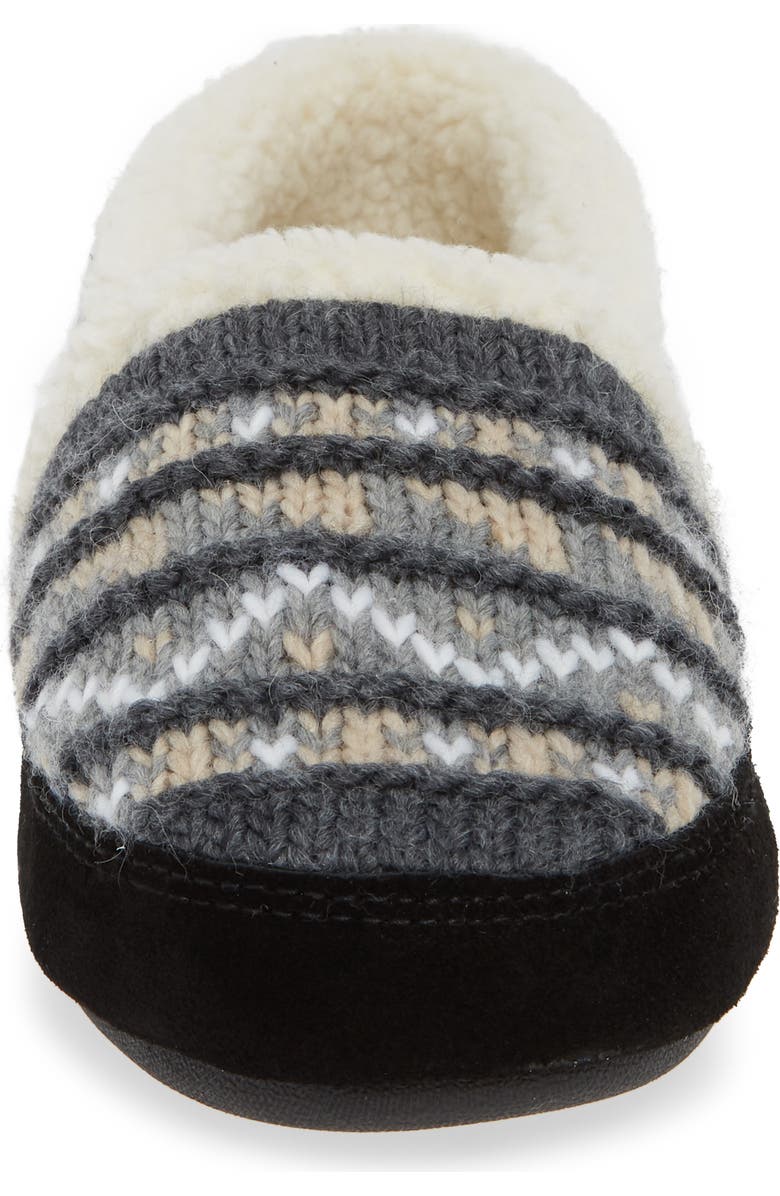Acorn Nordic Faux Fur Moc Slipper, Alternate, color,