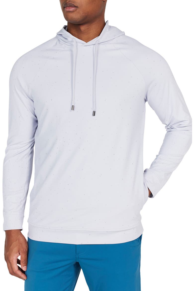 Chivas Flecked Stretch Hoodie, Main, color, MICRO CHIP