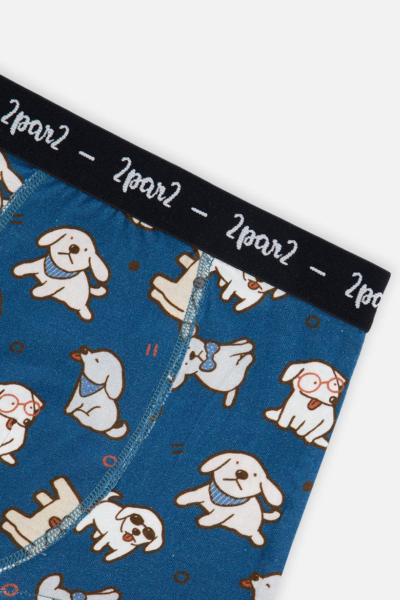 Animal Organic Cotton Elastic Waistband 3-Pack Boxers, Alternate, color, Animal Print