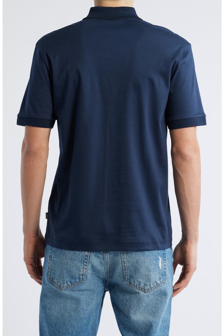 Phillipson Mercerized Cotton Polo, Alternate, color, DARK BLUE