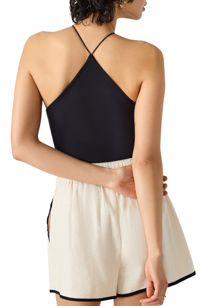 Linnie Halter Top, Alternate, color, BLACK