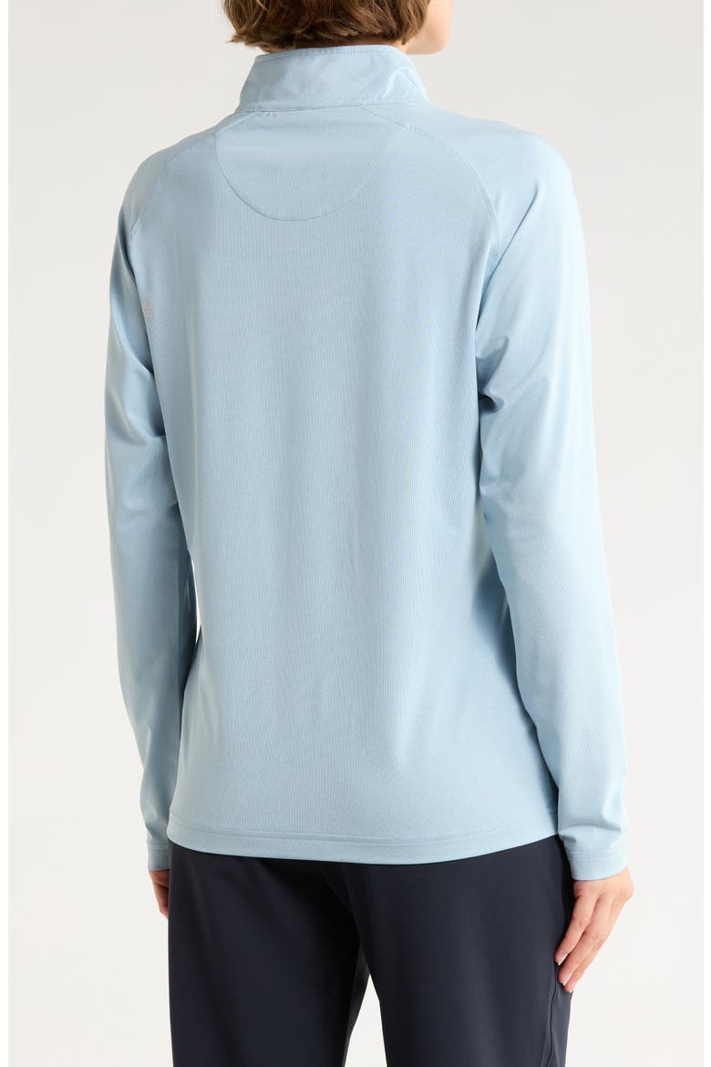 Cook Quarter Zip Pullover, Alternate, color, SKY HEATHER