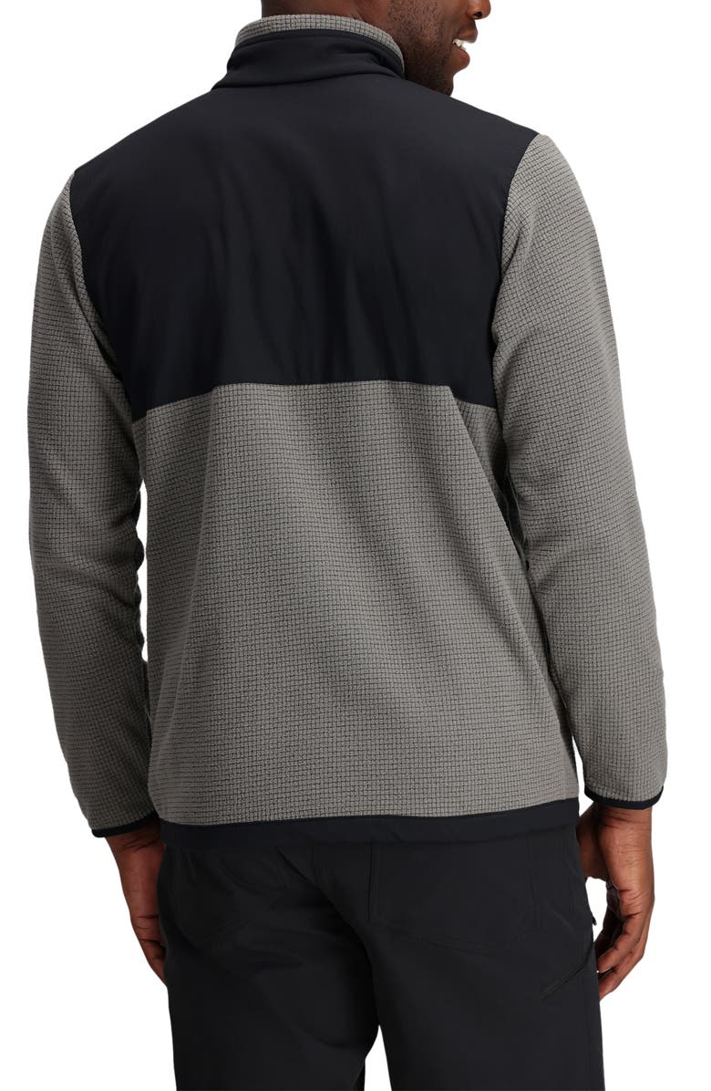 Outdoor Research Trail Mix Colorblock Quarter Zip Pullover, Alternate, color, 