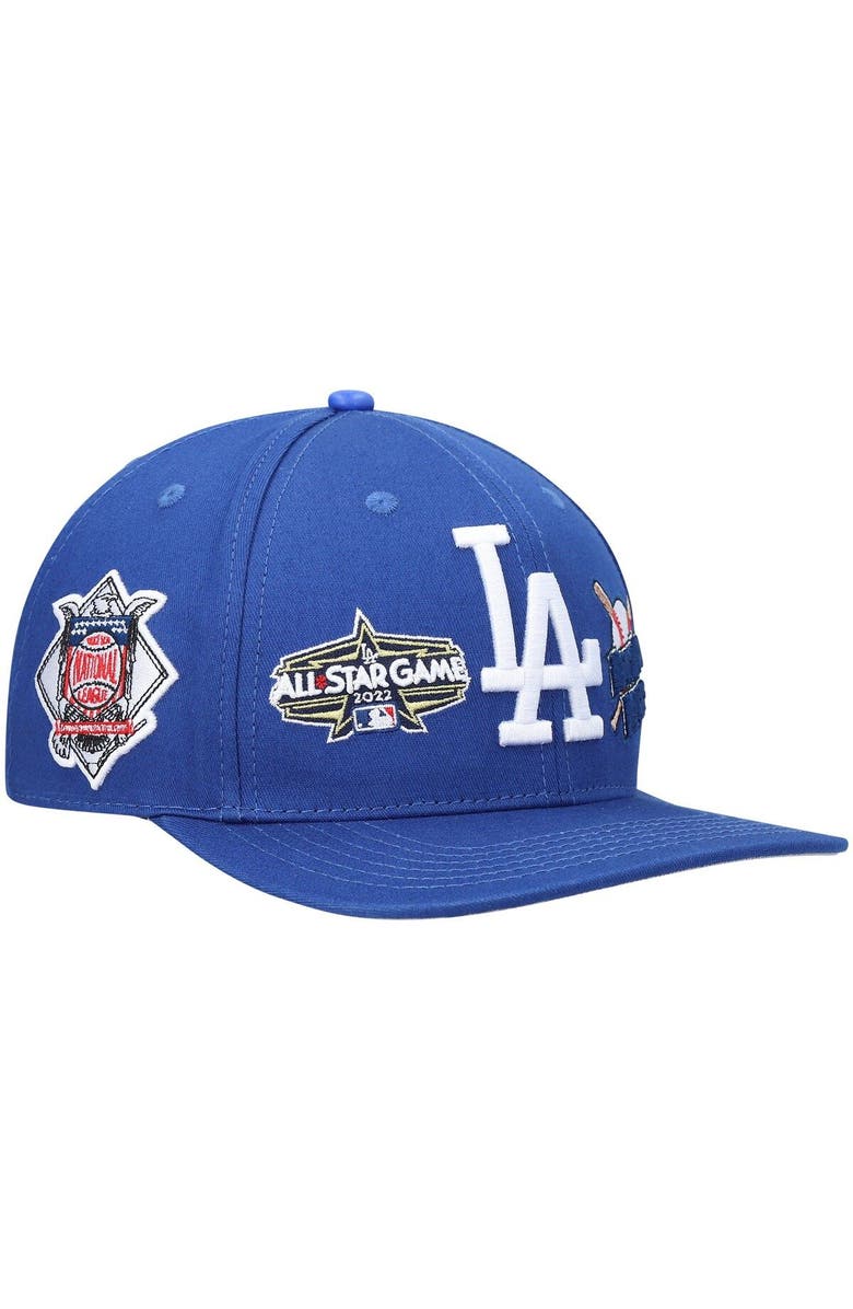 PRO STANDARD Men's Pro Standard Royal Los Angeles Dodgers All-Star Multi Hit Wool Snapback Hat, Alternate, color, Royal