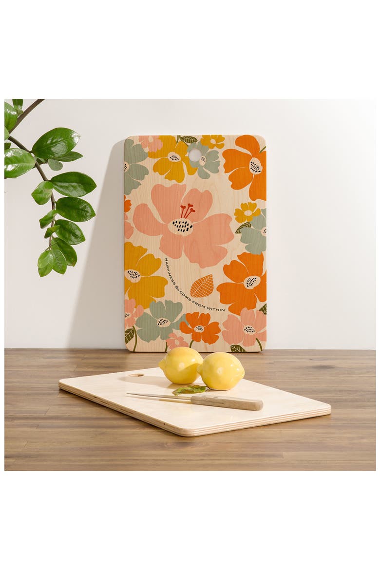 Gale Switzer Flower Market Cutting Board, Alternate, color, MULTI