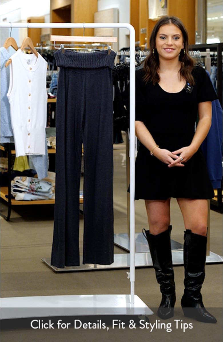 Wide Leg Knit Pants, sales video thumbnail