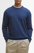 Barbour Solid Cotton Crewneck Sweater