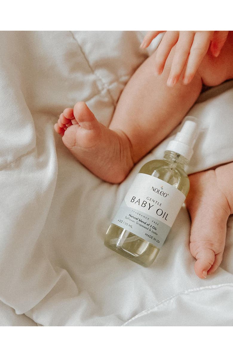 NOLEO Natural Baby Massage Oil, Alternate, color, White
