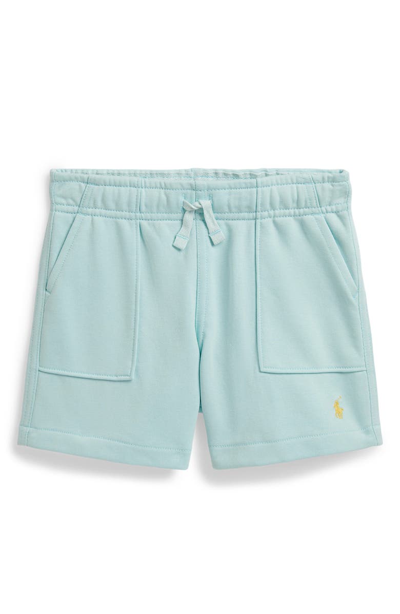 Polo Ralph Lauren Kids' Easy French Terry Drawstring Shorts, Main, color, Crystal Blue