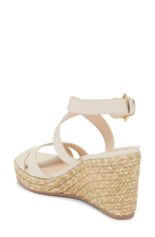 Stuart Weitzman Zuzu Espadrille Wedge Sandal In White