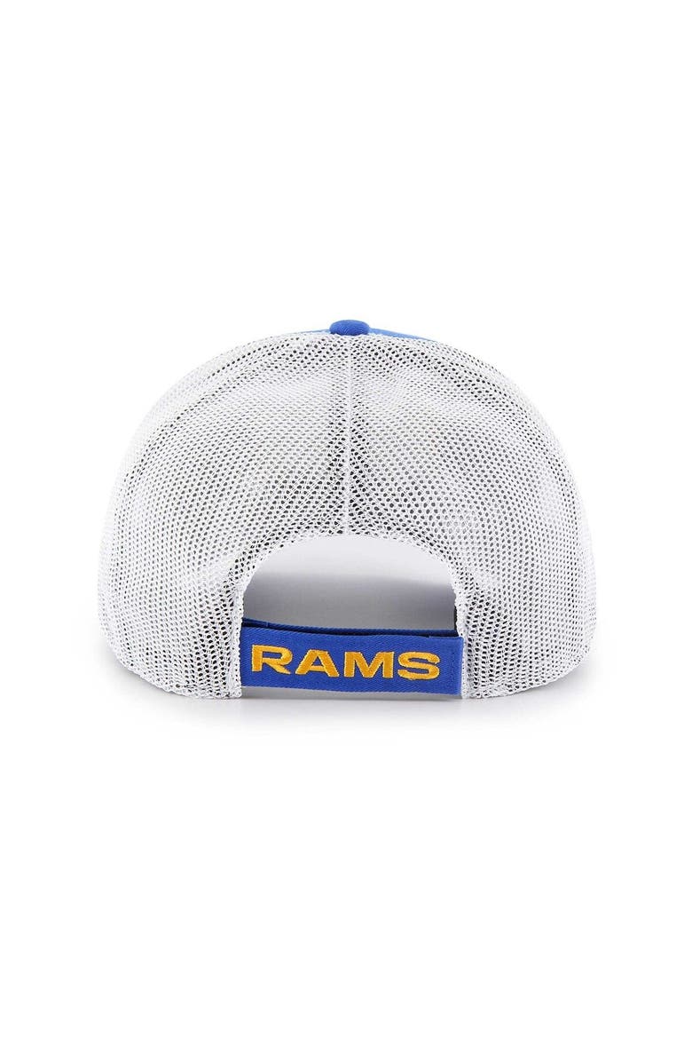 '47 Men's '47 Royal/White Los Angeles Rams Drifter Adjustable Trucker Hat, Alternate, color, Royal
