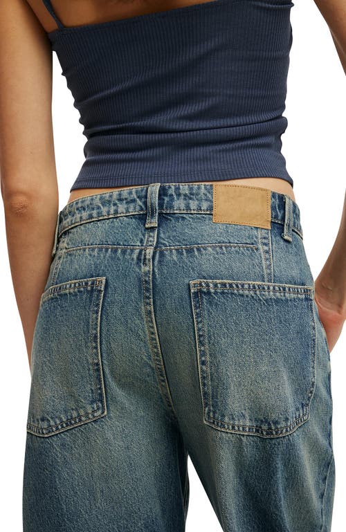Cotton On Barrel Jean In Nova Blue