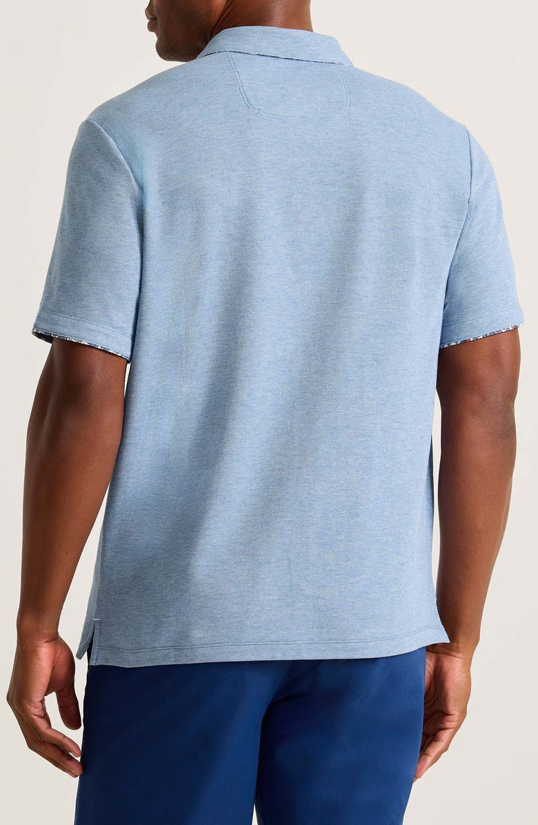 Tommy Bahama Santa Rosa Gardens Five O'Clock IslandZone<sup>®</sup> Polo, Alternate, color, Mystic Blue Heather