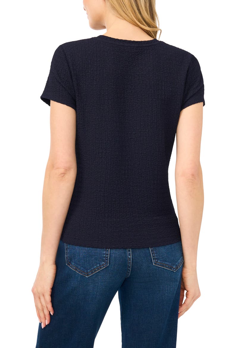 Pucker Crewneck T-Shirt, Alternate, color, BARITONE BLUE