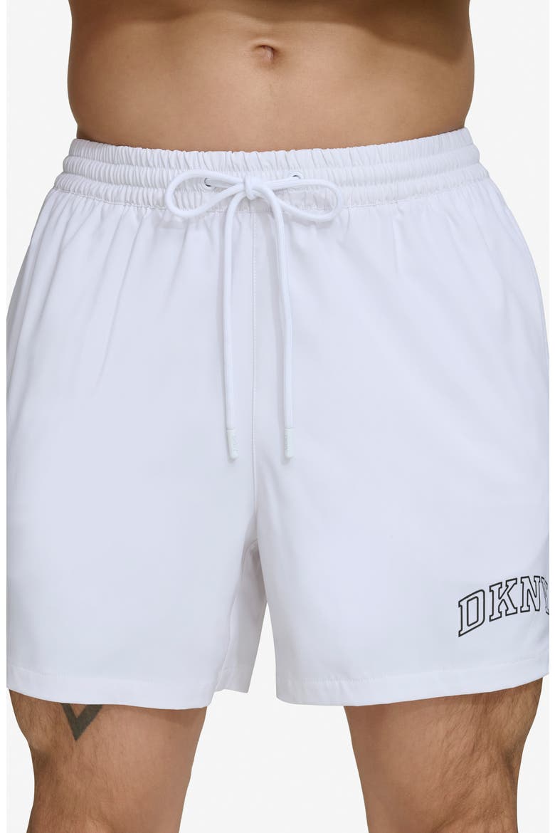 Modern Paisley Swim Trunks, Main, color, BRILLANT W