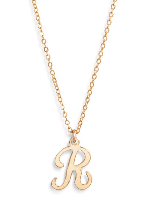 Gianna Initial Pendant Necklace