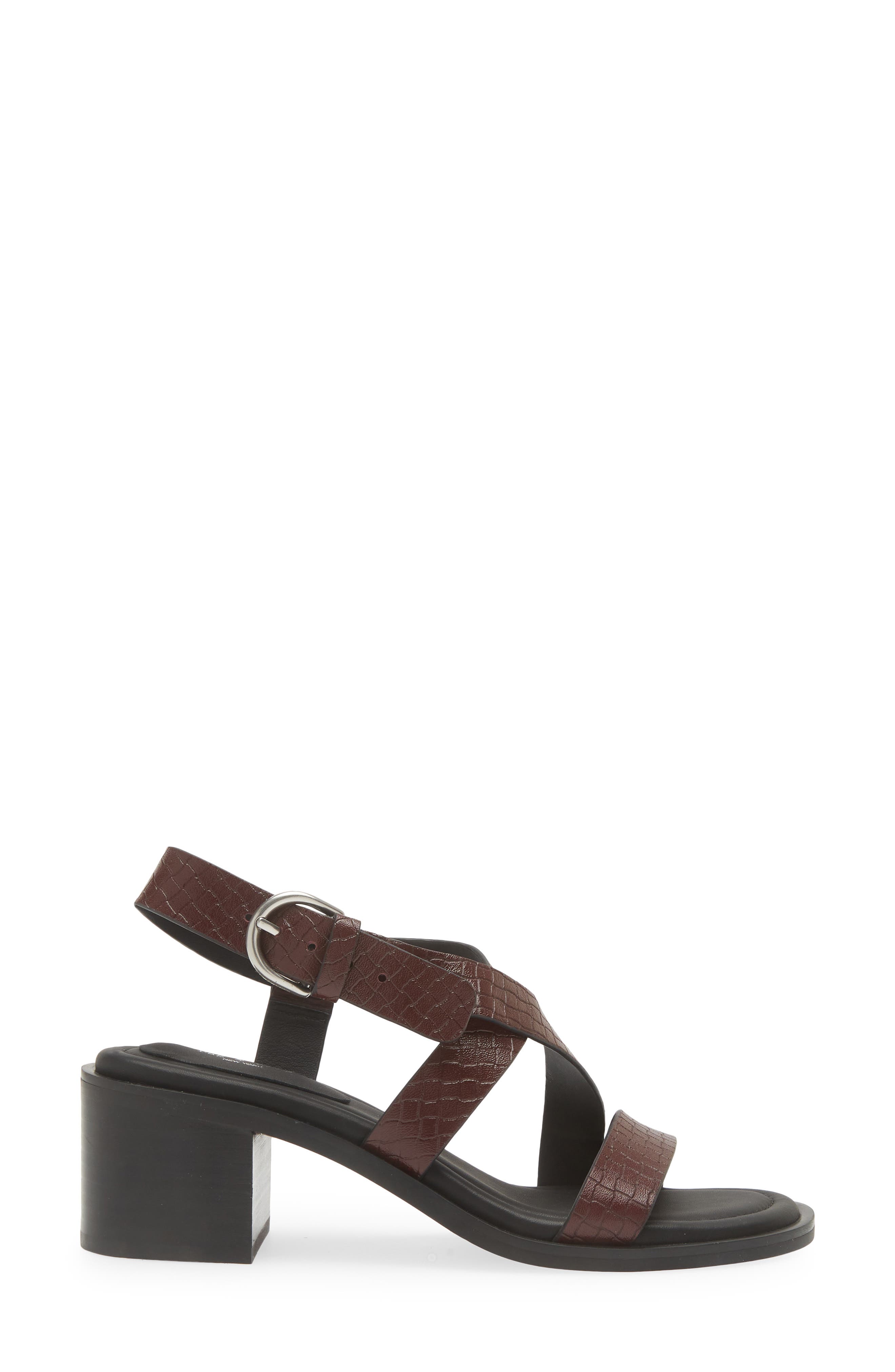 rag & bone Geo Ankle Strap Sandal, Alternate, color, Winebktw