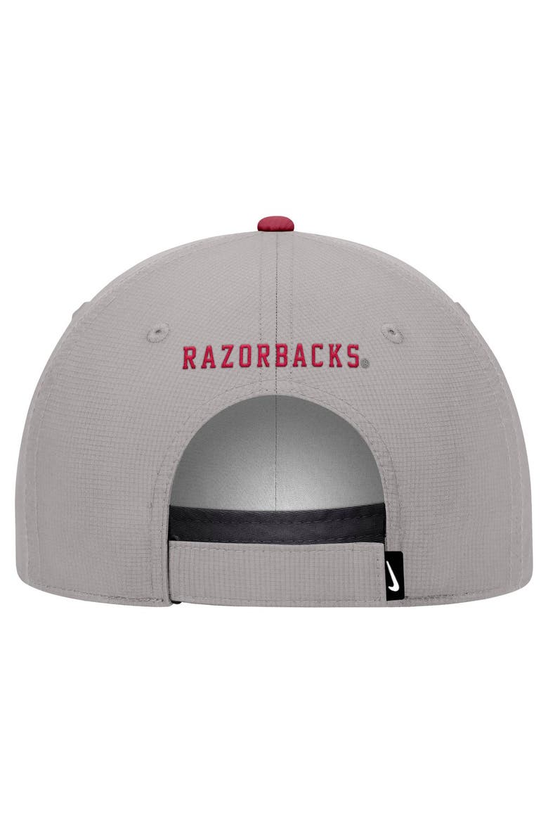 Men's Nike Gray Arkansas Razorbacks Ripstop Dri-FIT Adjustable Hat, Alternate, color, Gray