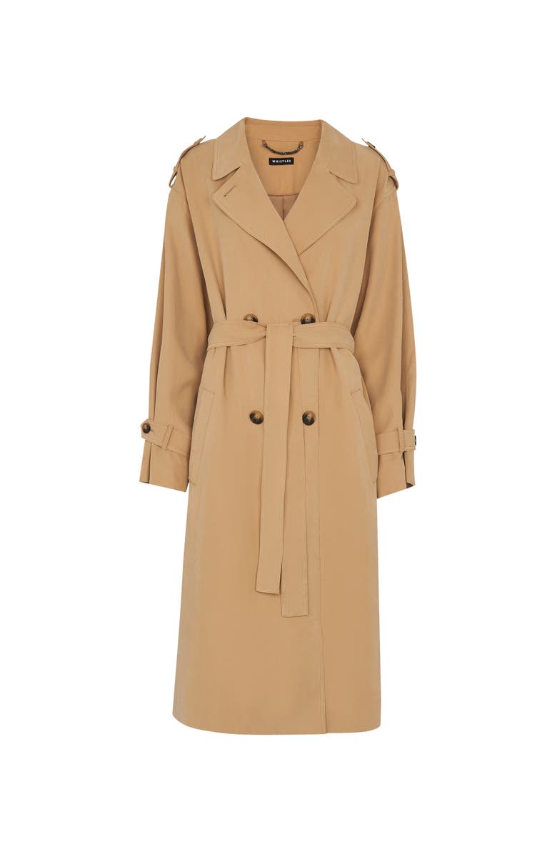 Whistles Riley Trench Coat, Alternate, color, Neutral