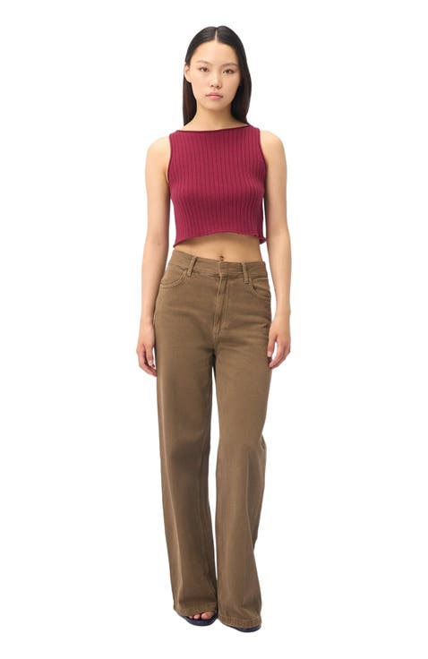Cashmere Crop Top
