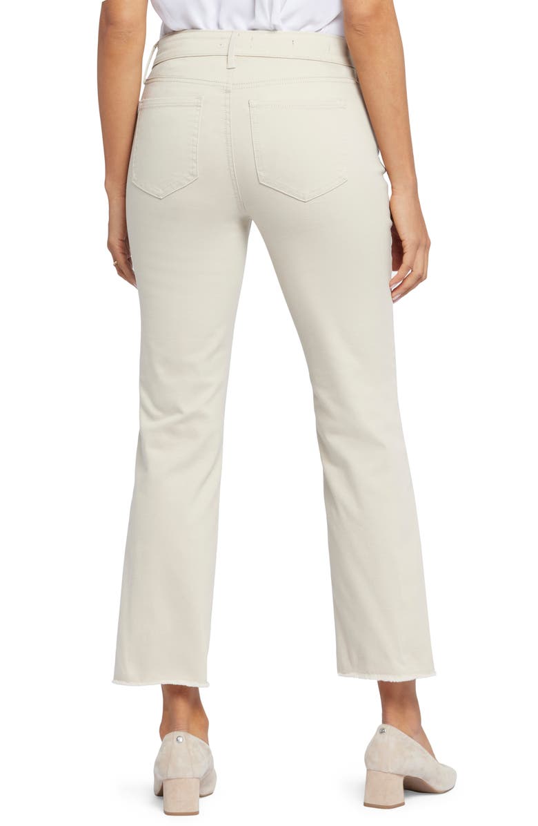 NYDJ Marilyn Frayed Two-Button Ankle Straight Leg Jeans, Alternate, color,