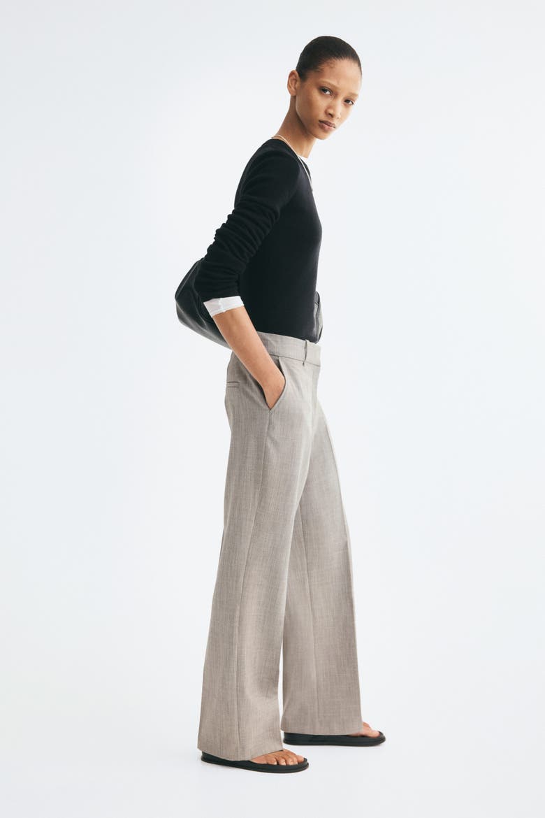 Twill Dress Pants, Alternate, color, Taupe