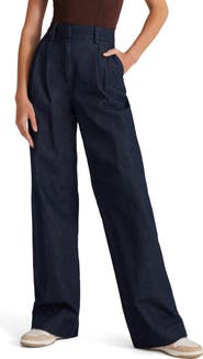 Favorite Daughter The Favorite Pleated Wide Leg Pants