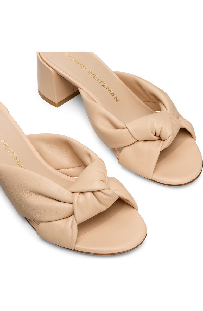 Stuart Weitzman Soplaya Block Slide 50, Alternate, color, Barely Beige