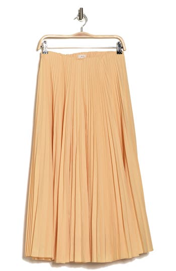 A.l.c . Tatum Pleated Skirt In Au Lait