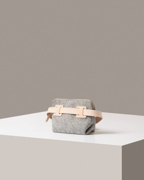 Graf & Lantz Graf Lantz Bedford Merino Wool Belt Bag In Granite