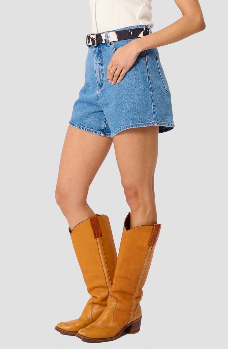 ABRAND Venice Denim Shorts, Alternate, color, Debbie
