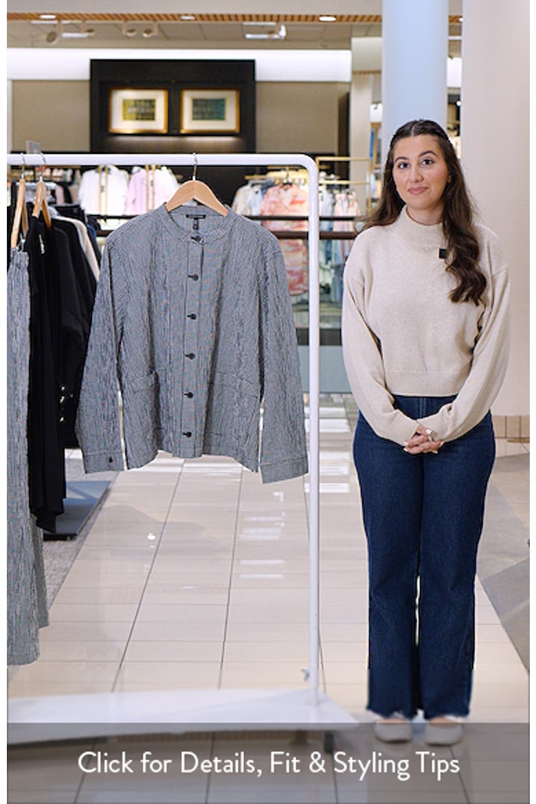 Check Print Jacket video