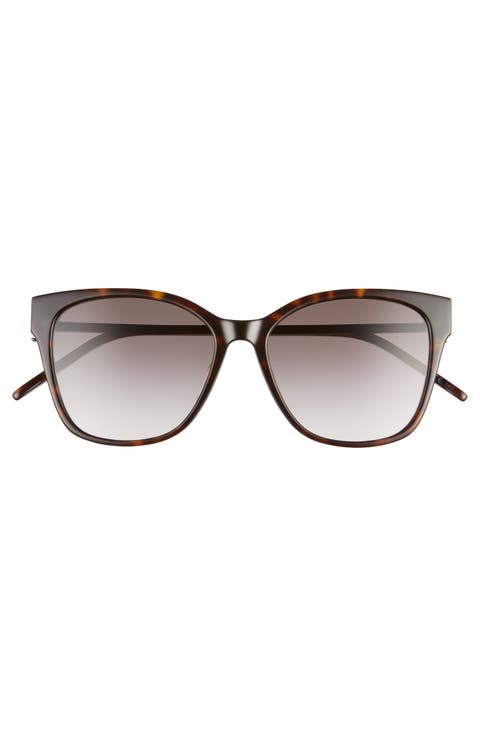56mm Rectangular Sunglasses
