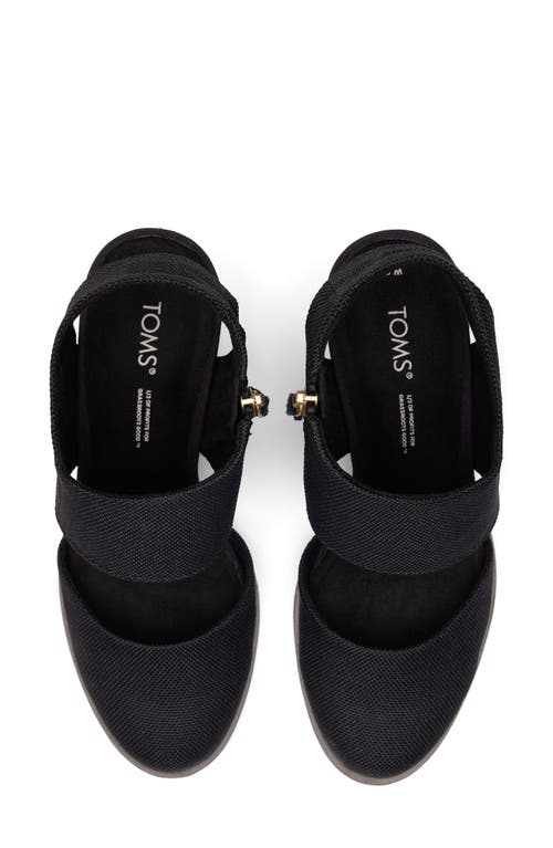 Toms Majorca Cutout Pump In Black