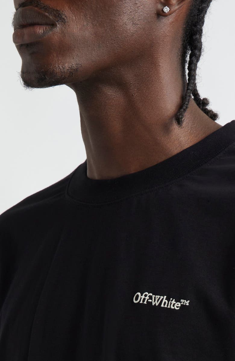 Off-White Cloud Arrow Slim Cotton Graphic T-Shirt, Alternate, color, 