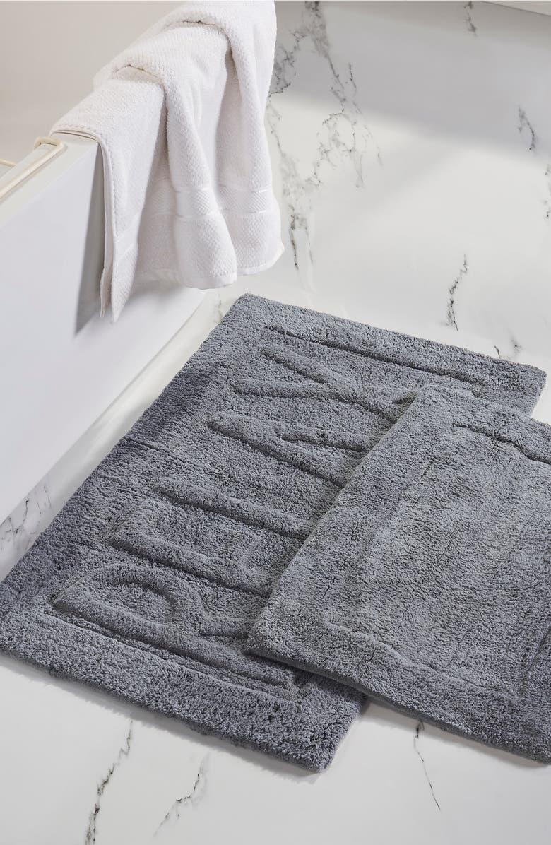 Modern Threads 2-Piece Bath Mat Set - White, Main, color, 