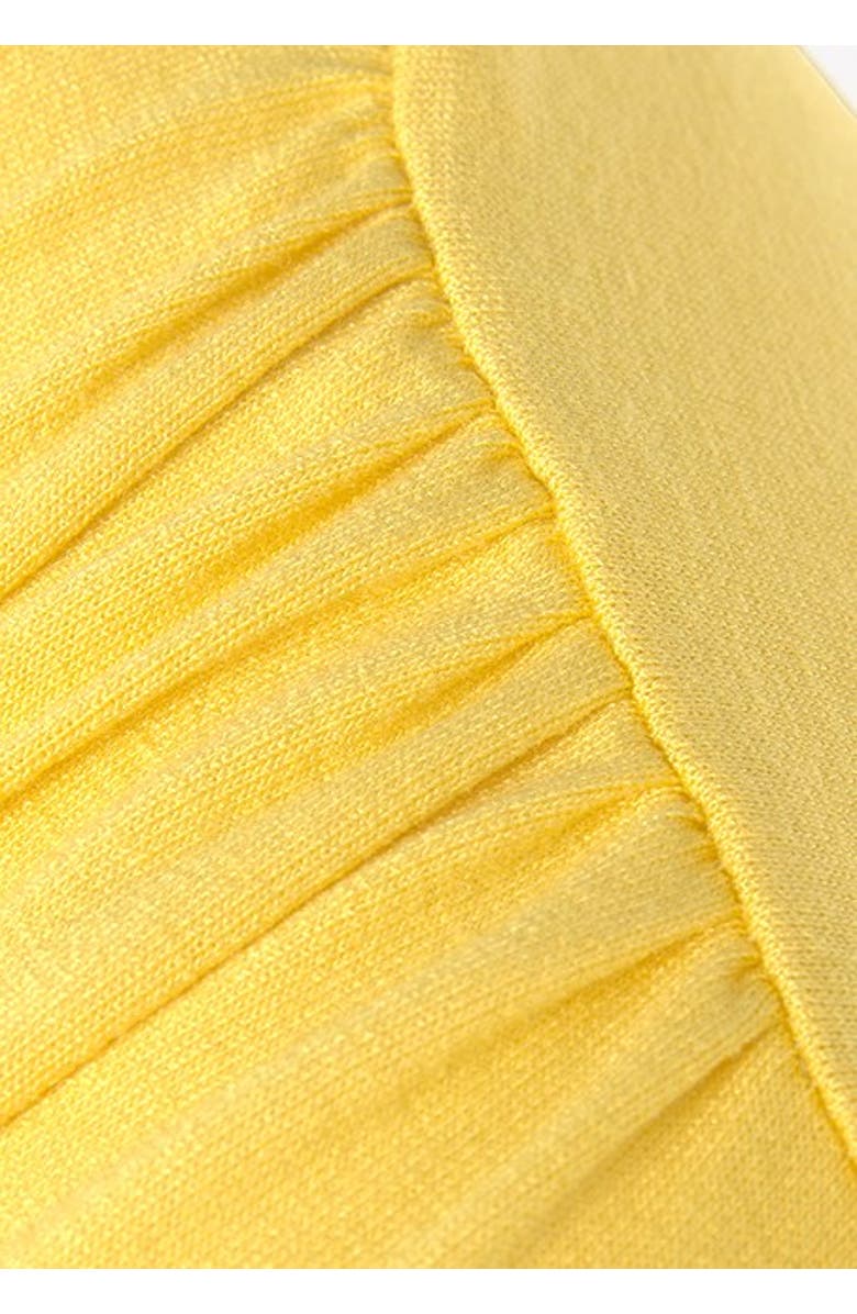 LASCANA Women's Wrap Look Top, Alternate, color, Yellow