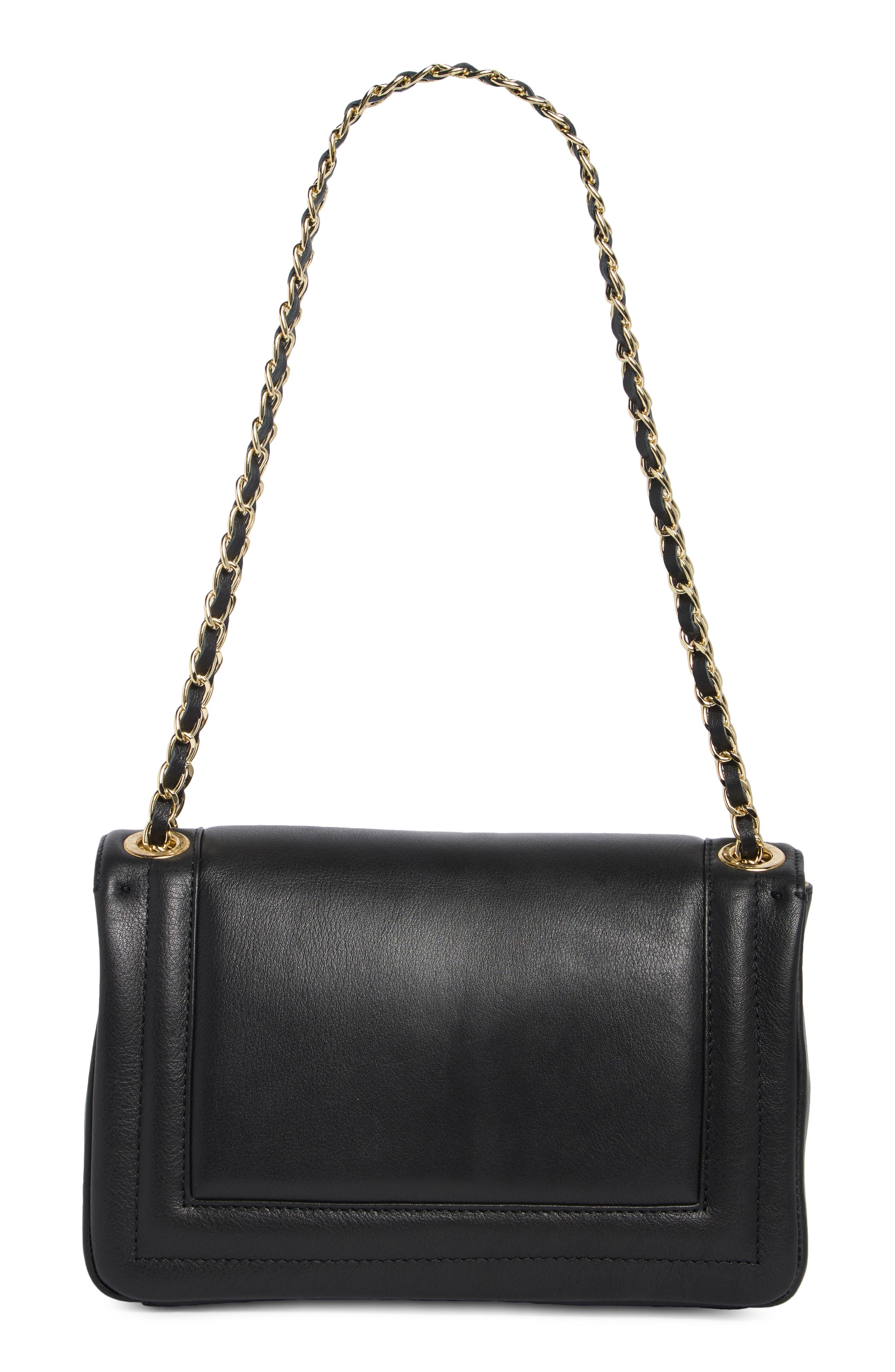 VALENTINO BY MARIO VALENTINO Alice Signature Shoulder Bag, Alternate, color, Black