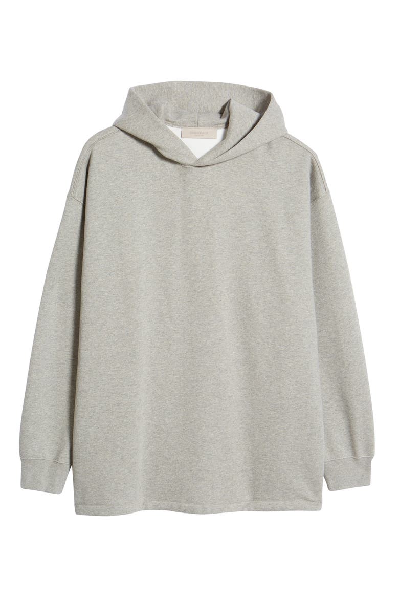 Relaxed Fleece Hoodie, Alternate, color, DARK OATMEAL